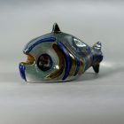 Gál Béla midcentury kerámia hal szobor