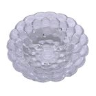 Orrefors raspberry crystal bowl
