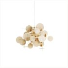 Danish "Amøbe" wooden pendant lamp